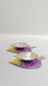 Pure Silver Peepal Leaf Pattern Fancy Diya 11.42g